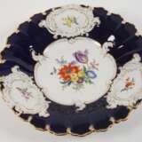Meissen Prunkschale "Blumenbukett/Blaufond" - photo 2