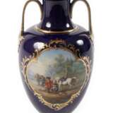 Meissen kleine Prunkvase Reiterszene - фото 1