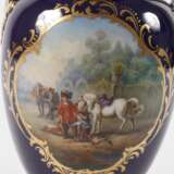 Meissen kleine Prunkvase Reiterszene - фото 2