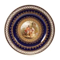 Meissen Prunkteller Figurenmalerei