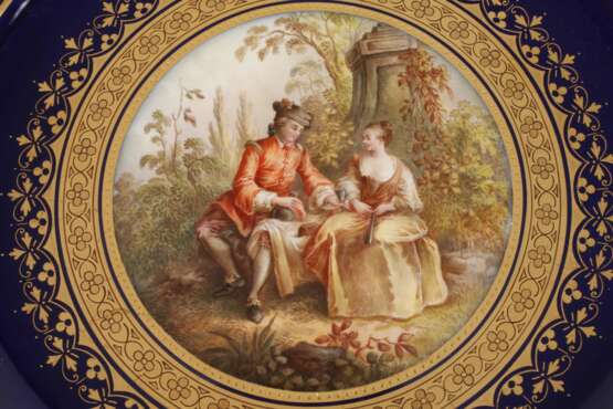Meissen Prunkteller Figurenmalerei - photo 3