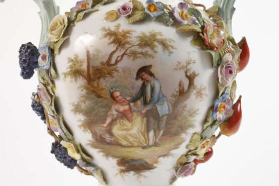 Meissen Prunkvase Figurenmalerei - photo 2