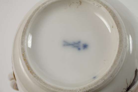 Meissen Kanne und Cachepot "Vogelmalerei" - photo 3