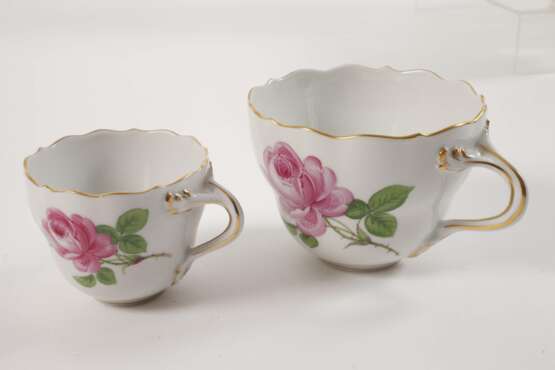 Meissen Kaffee-/Mokkaservice "Rote Rose" - photo 5