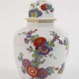 Meissen große Deckelvase Indischmalerei - photo 2