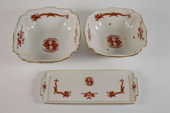 Meissen Speiseservice "Reicher Drache, rot" - photo 4