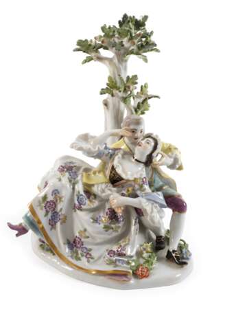 Meissen "Liebesgruppe mit Baum" - photo 1