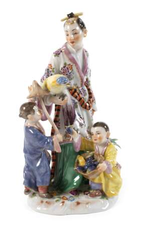 Meissen "Japaner mit Kindern" - фото 1