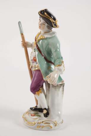 Meissen "Gärtnerkind mit Schäferstab" - photo 2