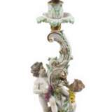 Meissen "Leuchter mit Amoretten" - photo 1