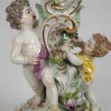 Meissen "Leuchter mit Amoretten" - photo 2