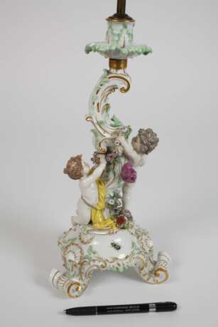 Meissen "Leuchter mit Amoretten" - photo 3