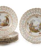 Übersicht. Donath &amp; Co. Dresden Prunkset Figurenmalerei