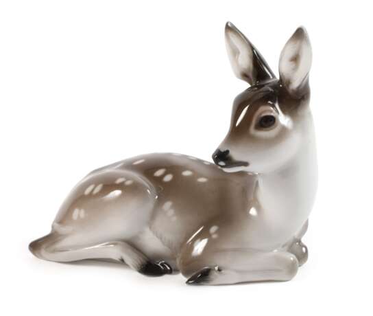 Rosenthal "Junges Reh, liegend" - Foto 1