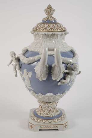 Volkstedt große Prunkvase im Capodimonte-Stil - Foto 5