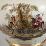 Meissen große Prunkvase Portrait August der Starke - photo 7