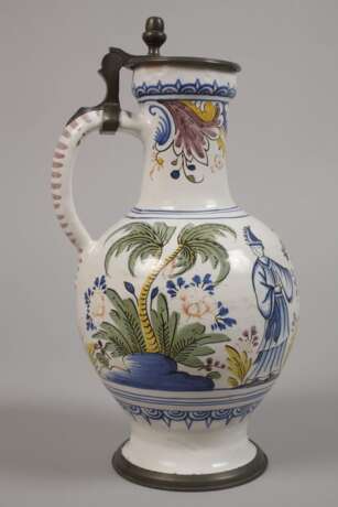 Erfurter Fayencekrug mit Chinoiserie - photo 2