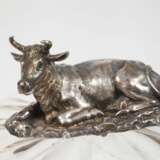 Silber Käseglocke Biedermeier - photo 5