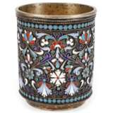Silberbecher mit Cloisonné - фото 1