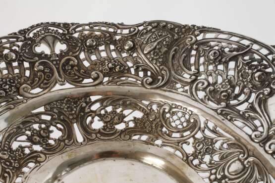 Durchbruchschale Silber - photo 3