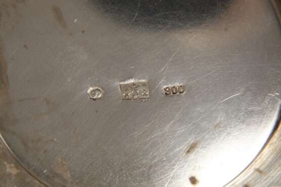 Silber Teekessel mit Rechaud - photo 3