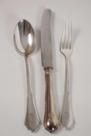 Silber umfangreiches Speisebesteck - photo 2