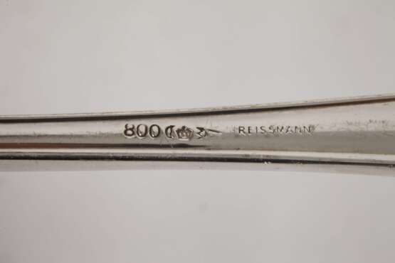 Silber umfangreiches Speisebesteck - photo 3