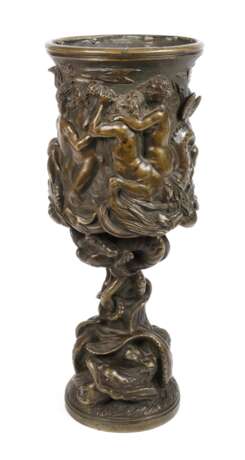 Bronzepokal mit mythologischem Fries - Foto 1