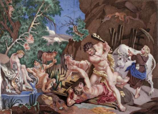 Limoges Bildplatte Herakles - Foto 1