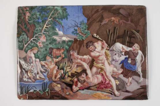 Limoges Bildplatte Herakles - Foto 2