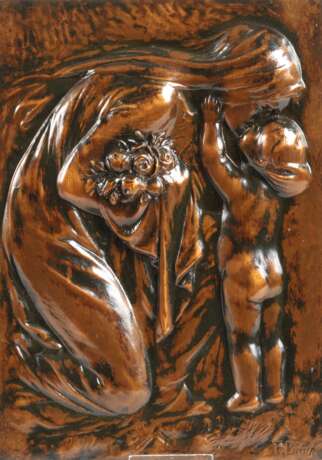 Fidel Binz, Relief Mutter und Kind - photo 1