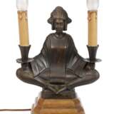 Figürliche Bronzelampe Art déco - photo 1
