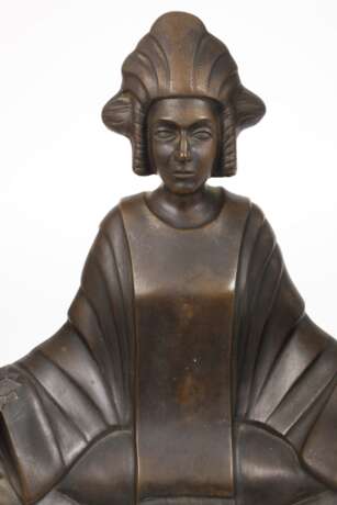 Figürliche Bronzelampe Art déco - photo 2