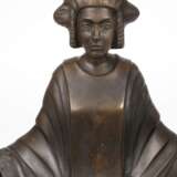 Figürliche Bronzelampe Art déco - photo 2
