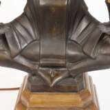 Figürliche Bronzelampe Art déco - photo 3