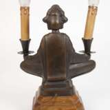 Figürliche Bronzelampe Art déco - photo 5