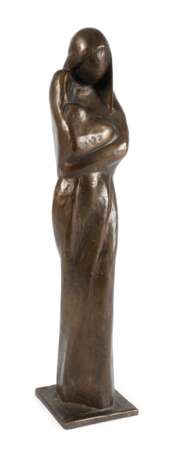 Monogrammist HS, Bronze Maria mit dem Jesuskind - photo 1
