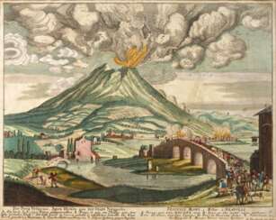 Martin Engelbrecht, Der ausbrechende Vesuv 1631 
