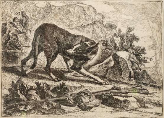 Jan Fyt, "Der sich umblickende Hund" - фото 1
