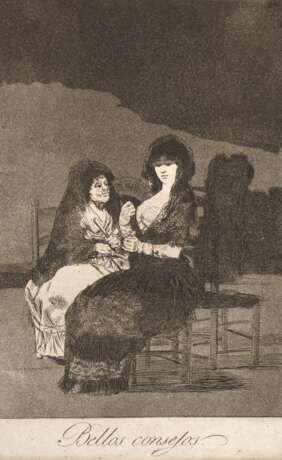 Francisco de Goya, "Bellos conselos" - Foto 1