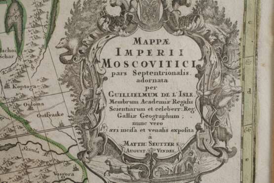 Matthäus Seutter, Karte Nordwestrussland - Foto 3