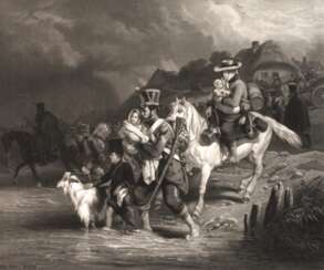 Jean Jazet, attr., &quot;Überquerung der Furt&quot; 
