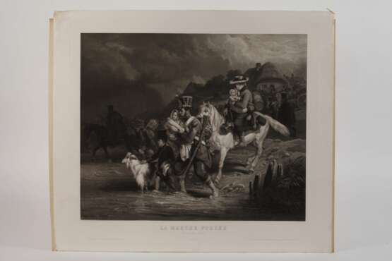 Jean Jazet, attr., "Überquerung der Furt" - photo 2
