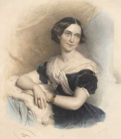 Josef Kriehuber, Bildnis der Marie von Marra - photo 1