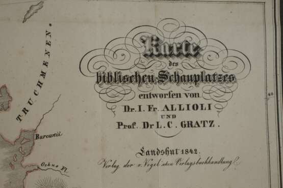 "Karte des biblischen Schauplatzes" - photo 1