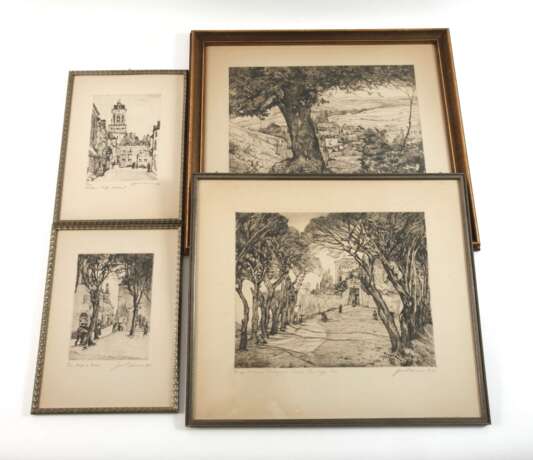 Theo Blum, Vier Graphiken - photo 1