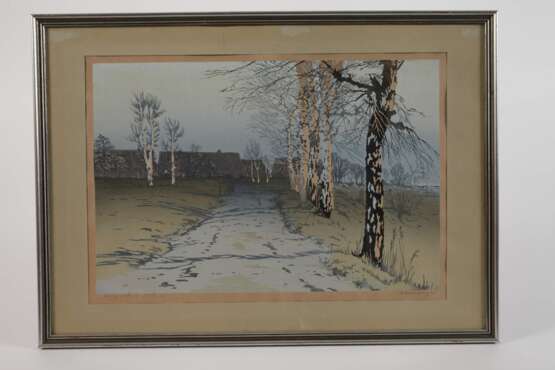 Oscar Droege, Gehöft im alten Land - photo 2