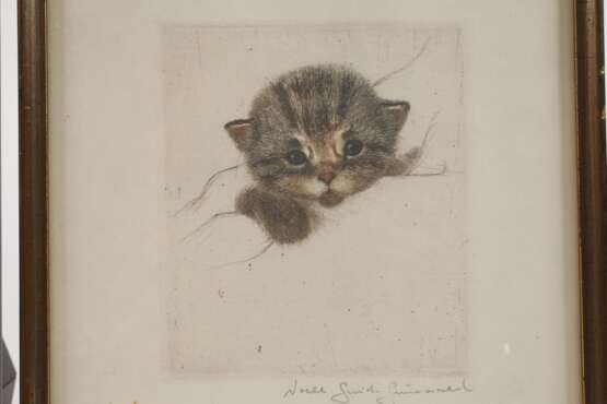 Noell Guido Grünewald, Paar Katzenportraits - photo 3