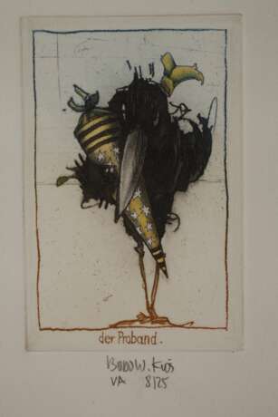 Bodo W. Klös, Mappe Nr. 5 "Hans Huckebein" - photo 6