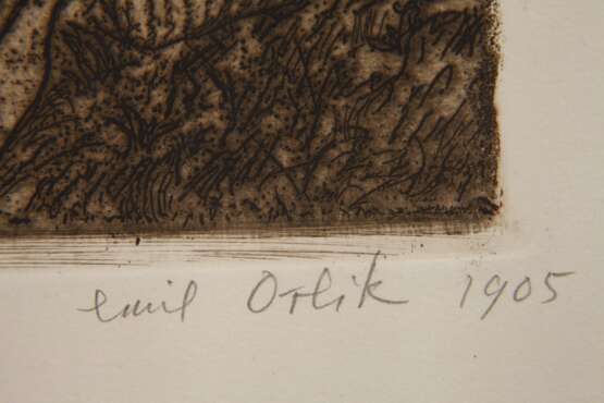 Emil Orlik, "Drei Bäuerinnen im Gespräch" - photo 3